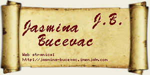 Jasmina Bučevac vizit kartica